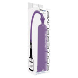 Pompa Pentru Penis ToyJoy Manpower - 23 cm, Mov - gradat in centimetri pentru a monitoriza progresul - maner ergonomic cu valva de eliberare rapida