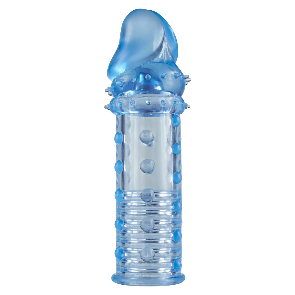 Sleeve Penis ToyJoy Manpower Power Stud - Stimulare Intensa, Design Flexibil si Confortabil, Albastru