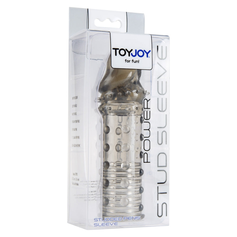 Sleeve Penis ToyJoy Manpower Power Stud - Stimulare Intensa, Design Flexibil si Confortabil, Gri