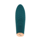 Vibrator SMART Multifunctional Texturat Alyssa, Verde, 3 Moduri Vibratii, 5 Moduri Viteze, 14 cm