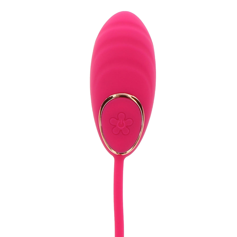 Vibrator Ou Lily Remote Egg Roz - 3 Moduri Vibratii, 4 Moduri Viteza - Telecomanda Wireless - Reincarcabil si rezistent la stropire