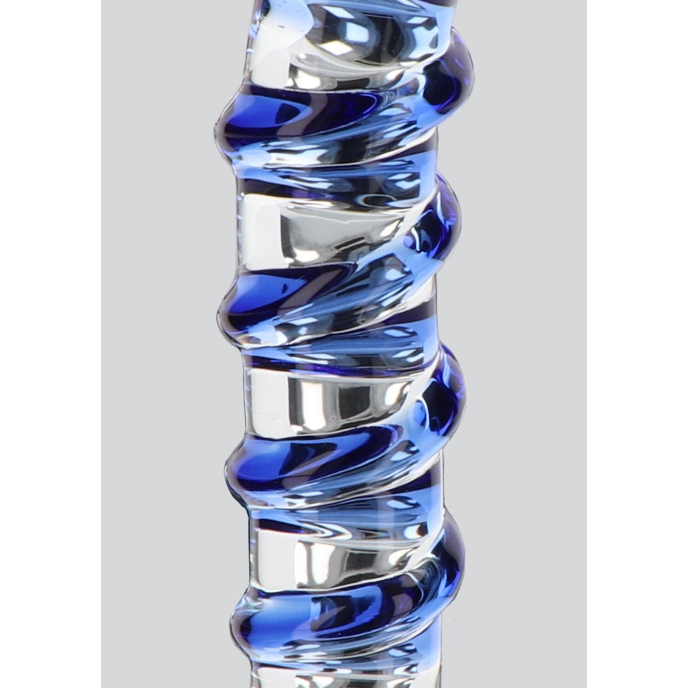 Dildo Sticla pentru Punctul G ToyJoy Glass Worxx Gemstone - Stimulare Eleganta si Rafinata, 18 cm