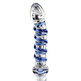 Dildo Sticla pentru Punctul G ToyJoy Glass Worxx Gemstone - Stimulare Eleganta si Rafinata, 18 cm
