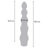 Vibrator ToyJoy Stairway to Heaven XL - Portocaliu, 18.5 cm - 7 Moduri Vibratii - design cu forma ondulata pentru stimulare precisa - realizat din silicon premium - reincarcabil, rezistent la stropire