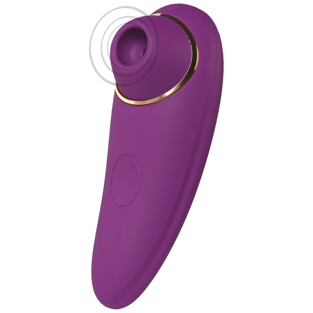 Vibrator cu Suctiune Xocoon Sensual Sway - Mov, 12.5 cm - 6 Moduri Vibratii, 9 Functii Pulsatii - Reincarcabil, Rezistent la Apa IPX6