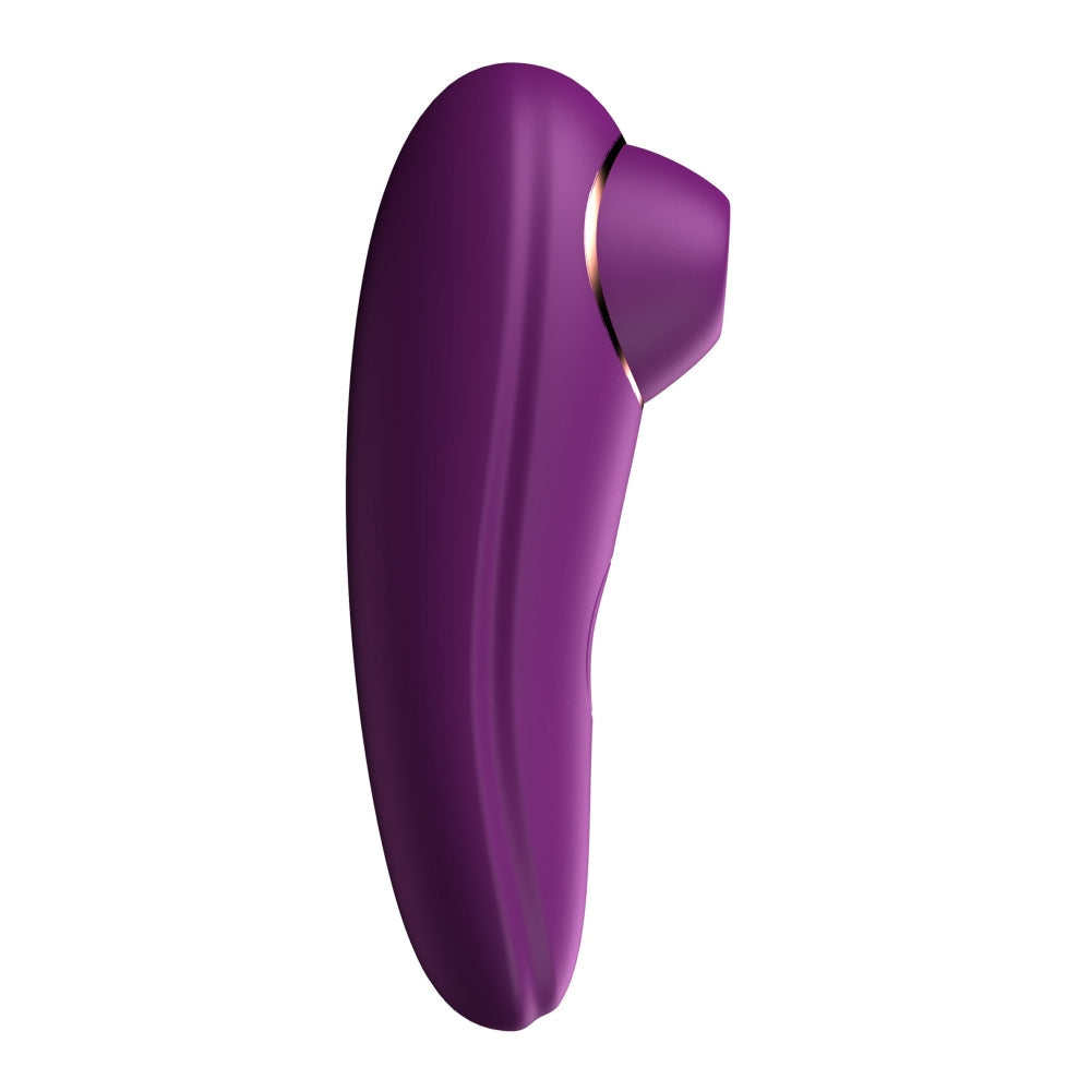 Vibrator cu Suctiune Xocoon Sensual Sway - Mov, 12.5 cm - 6 Moduri Vibratii, 9 Functii Pulsatii - Reincarcabil, Rezistent la Apa IPX6