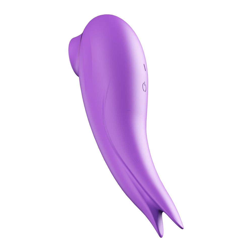Vibrator cu Suctiune Xocoon Salsa Tap - Lila, 15 cm - 9 Moduri Vibratii, 9 Functii Pulsatii - Reincarcabil, Rezistent la Apa IPX6