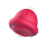 Vibrator Clitoridian Mini Xocoon Pearl Pulse Rosu - 10 Functii Vibratii, 5 Moduri Pulsatii, 3 Viteze Rotative - Ideal pentru momente intime in cuplu - Reincarcabil, Rezistent la Apa IPX7