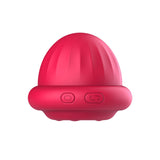 Vibrator Clitoridian Mini Xocoon Pearl Pulse Rosu - 10 Functii Vibratii, 5 Moduri Pulsatii, 3 Viteze Rotative - Ideal pentru momente intime in cuplu - Reincarcabil, Rezistent la Apa IPX7