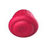 Vibrator Clitoridian Mini Xocoon Pearl Pulse Rosu - 10 Functii Vibratii, 5 Moduri Pulsatii, 3 Viteze Rotative - Ideal pentru momente intime in cuplu - Reincarcabil, Rezistent la Apa IPX7