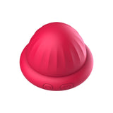Vibrator Clitoridian Mini Xocoon Pearl Pulse Rosu - 10 Functii Vibratii, 5 Moduri Pulsatii, 3 Viteze Rotative - Ideal pentru momente intime in cuplu - Reincarcabil, Rezistent la Apa IPX7