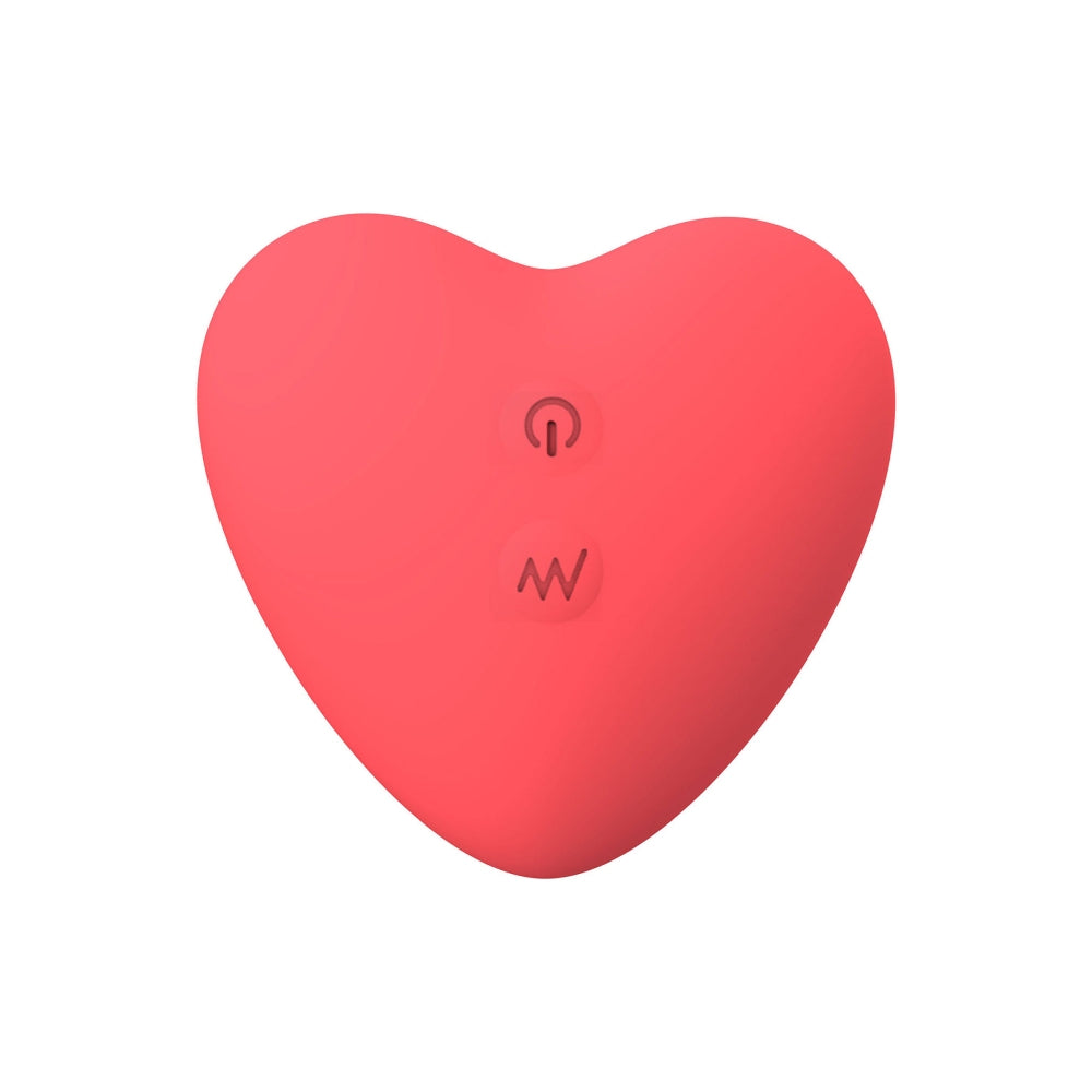Vibrator Clitoridian Mini Xocoon Heartbeat Rosu - 10 Functii Vibratii, 5 Moduri Pulsatii - Ideal pentru momente intime in cuplu - Reincarcabil, Rezistent la Apa IPX7