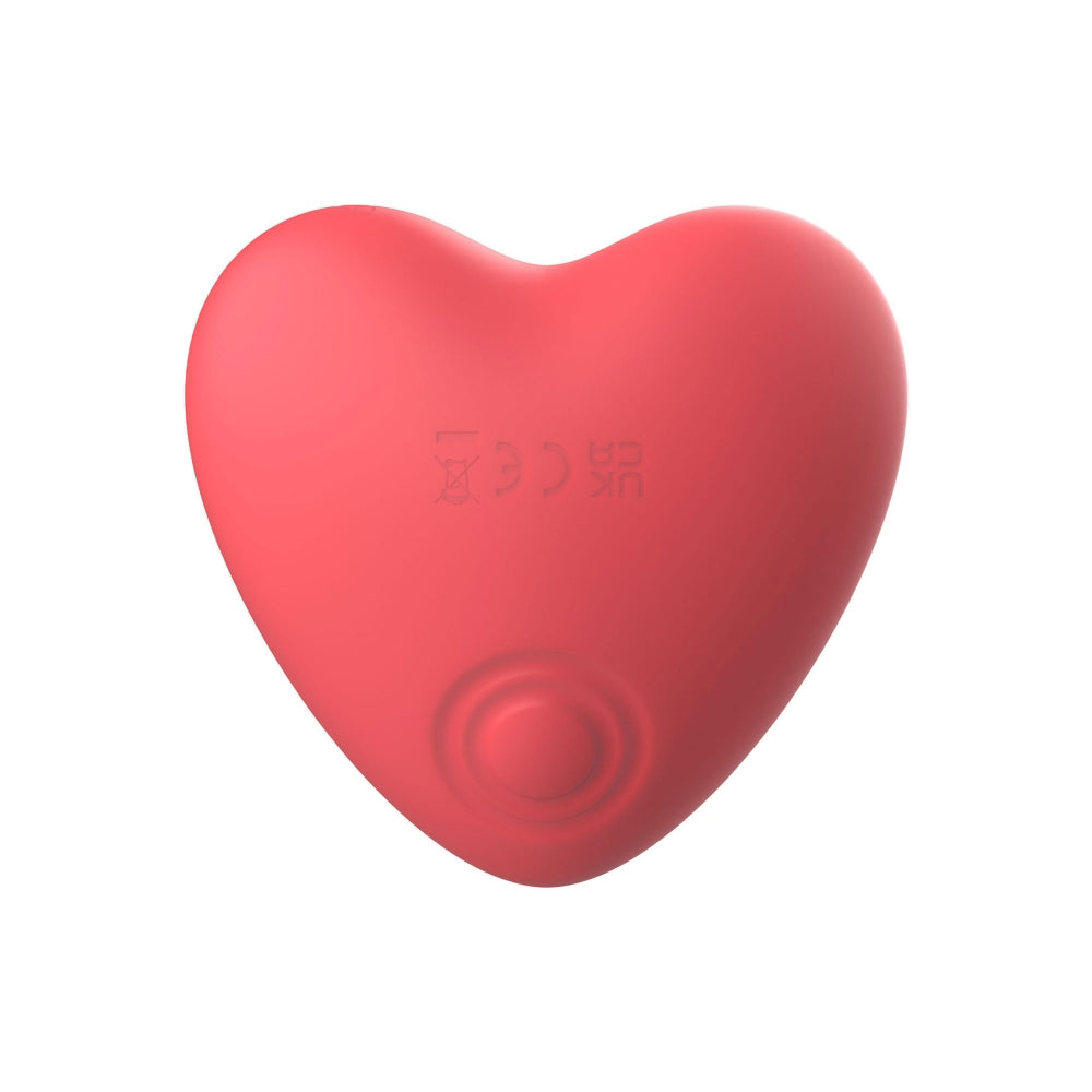 Vibrator Clitoridian Mini Xocoon Heartbeat Rosu - 10 Functii Vibratii, 5 Moduri Pulsatii - Ideal pentru momente intime in cuplu - Reincarcabil, Rezistent la Apa IPX7
