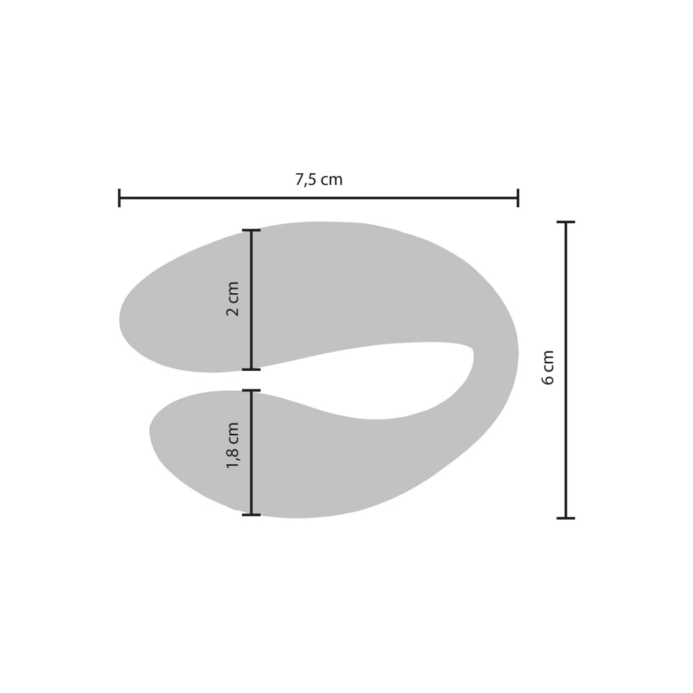 Vibrator Pentru Cupluri Xocoon Bound Love - Mov, 8.5 cm - Stimulare duala a Punctului G si al Clitorisului, 10 Functii Vibratii - Control de la distanta cu telecomanda wireless - Reincarcabil si Rezistent la Apa IPX7