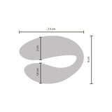 Vibrator Pentru Cupluri Xocoon Bound Love - Mov, 8.5 cm - Stimulare duala a Punctului G si al Clitorisului, 10 Functii Vibratii - Control de la distanta cu telecomanda wireless - Reincarcabil si Rezistent la Apa IPX7