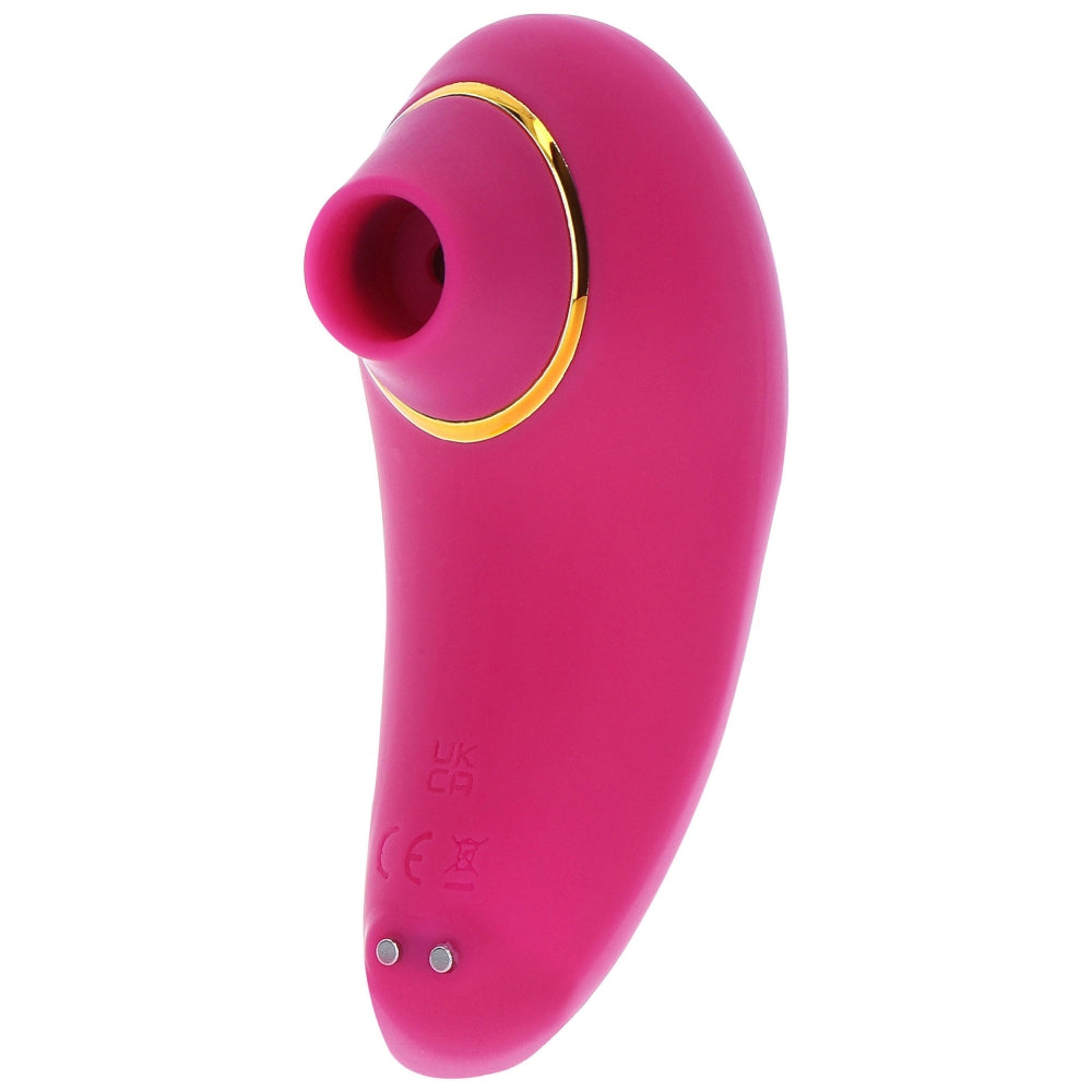 Vibrator cu Suctiune Xocoon Infinite Love Fucsia - Vibrator cu stimulare clitoridiana, simulator de sex oral - 9 Functii Vibratii - Reincarcabil, Rezistent la Stropire IPX5