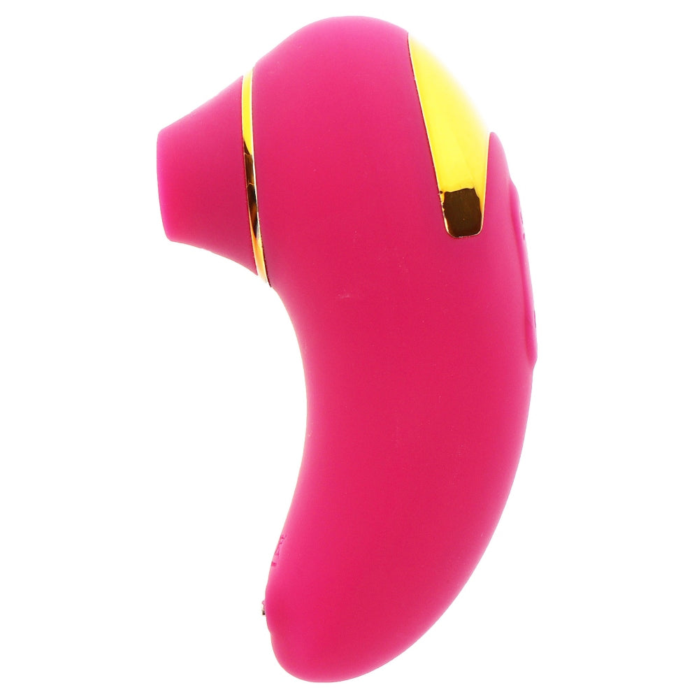 Vibrator cu Suctiune Xocoon Infinite Love Fucsia - Vibrator cu stimulare clitoridiana, simulator de sex oral - 9 Functii Vibratii - Reincarcabil, Rezistent la Stropire IPX5