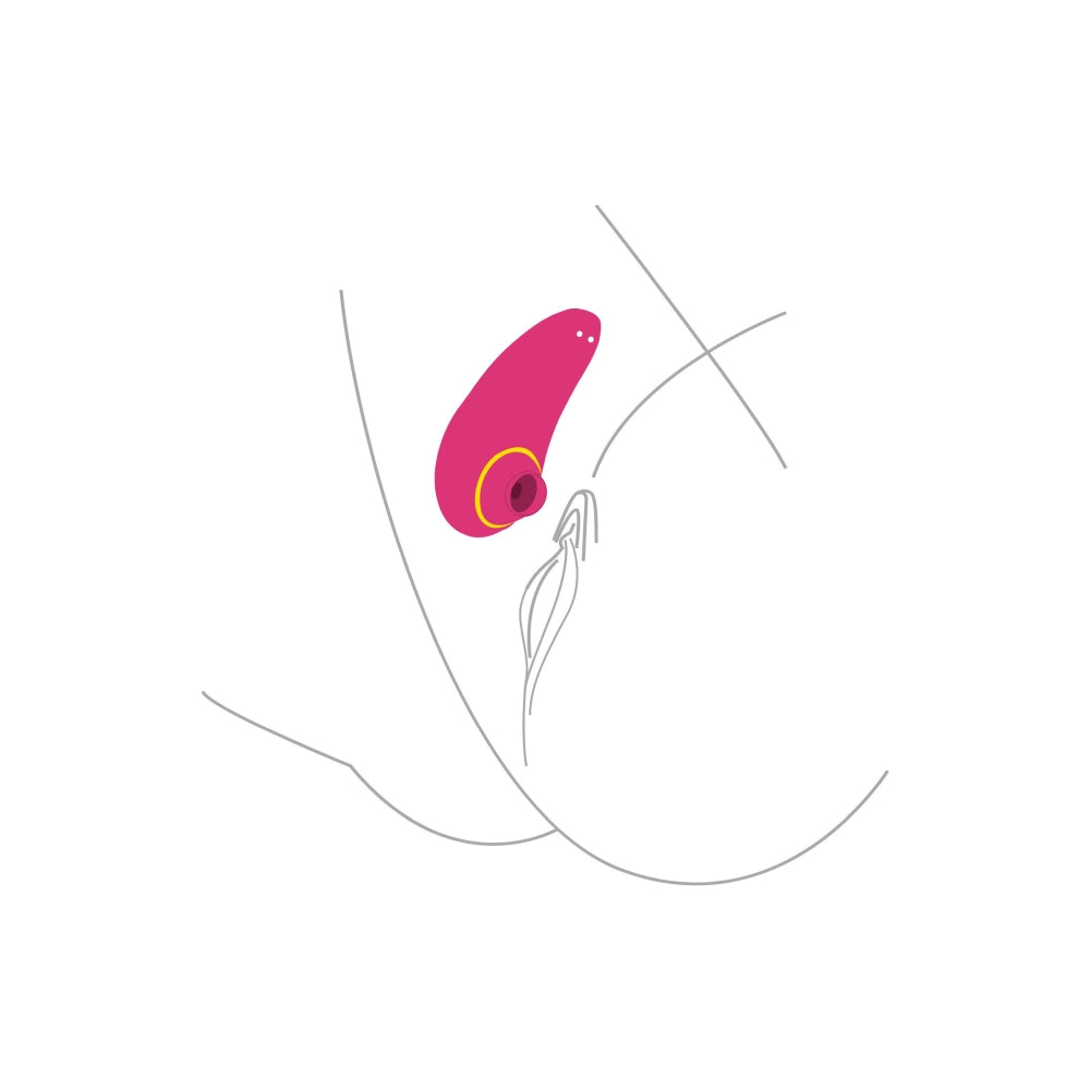 Vibrator cu Suctiune Xocoon Infinite Love Fucsia - Vibrator cu stimulare clitoridiana, simulator de sex oral - 9 Functii Vibratii - Reincarcabil, Rezistent la Stropire IPX5