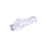Prelungitor de Penis cu Vibratii NMC - Transparent, 19 cm - 10 Functii Vibratii - control cu Telecomanda Wireless