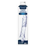 Prelungitor de Penis NMC cu Inel Pentru Scrot - Transparent, 19 cm - Moale si igienic - Material sigur pentru corp