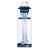 Prelungitor de Penis NMC cu Striatii - Transparent, 18 cm - Moale si igienic - Material sigur pentru corp