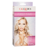Cleme Pentru Sfarcuri Calexotics First Time - tensiune ajustabila, cu lant metalic si cristale roz - idea pentru jocurile BDSM de cuplu sau solo