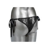 Chiloti Sexy Vibratori cu Telecomanda - din dantela neagra cu buzunar intern - stimulator cu 12 fuctii de vibratii - reincarcabil, rezistent la apa