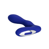 Dop Anal cu Stimulare Pentru Prostata CalExotics Eclipse Pleasure Probe - Albastru, 10.25 cm - 12 Functii Vibratii - Reincarcabil, Rezistent la Apa - Fabricat din silicon flexibil si durabil