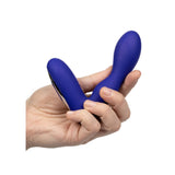 Dop Anal cu Stimulare Pentru Prostata CalExotics Eclipse Pleasure Probe - Albastru, 10.25 cm - 12 Functii Vibratii - Reincarcabil, Rezistent la Apa - Fabricat din silicon flexibil si durabil