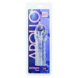Extender Penis CalExotics Apollo - Adauga 5 cm Lungime si Grosime, Material TPR Fara Ftalati, 16 cm, Transparent