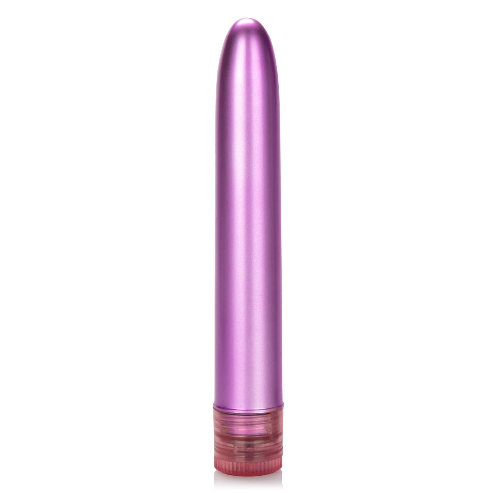 Vibrator Clasic Bullet Metallic Shimmer, Roz, 15.25 cm