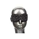 Masca pentru Ochi CalExotics Radiance Negru cu Strasuri - perfect jocuri bondaj sau roleplay in cuplu - captuseala moale si design curbat