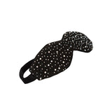 Masca pentru Ochi CalExotics Radiance Negru cu Strasuri - perfect jocuri bondaj sau roleplay in cuplu - captuseala moale si design curbat
