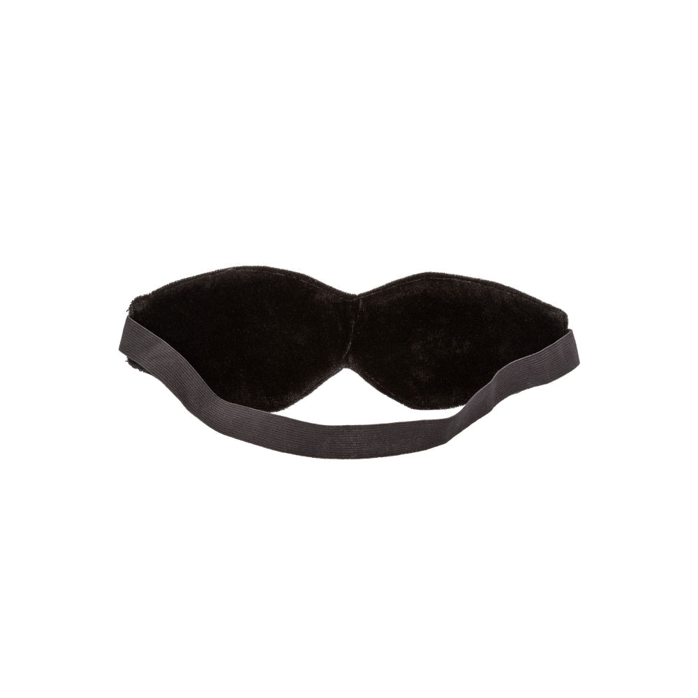 Masca pentru Ochi CalExotics Radiance Negru cu Strasuri - perfect jocuri bondaj sau roleplay in cuplu - captuseala moale si design curbat
