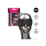Masca pentru Ochi CalExotics Radiance Negru cu Strasuri - perfect jocuri bondaj sau roleplay in cuplu - captuseala moale si design curbat