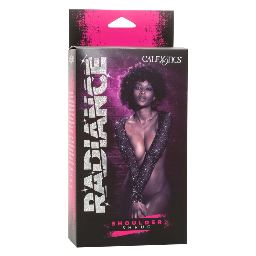 Lenjerie Sexy Bolero cu Strasuri CalExotics Radiance - Design Elastic Plasa Respirabila, Lenjerie Sexy Femei