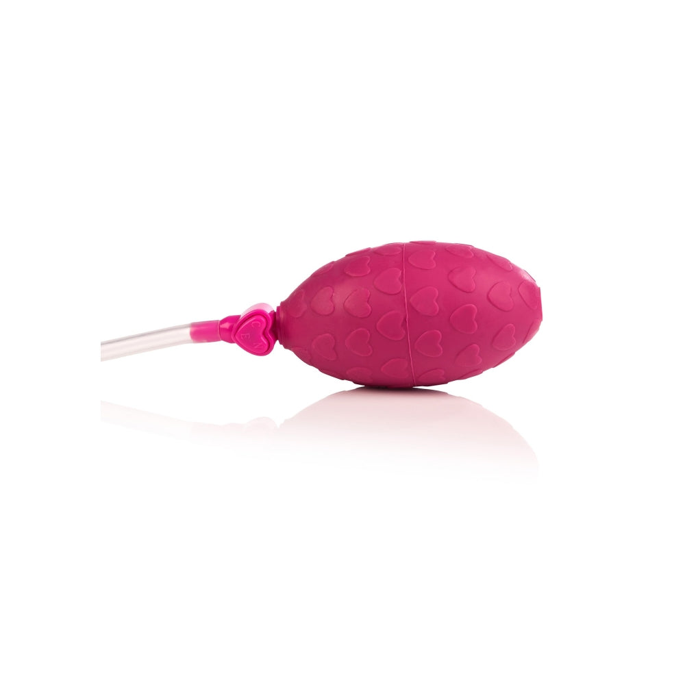 Pompa Vacuum cu Vibratii CalExotics Pentru Clitoris Roz - Pompa Vaginala cu 3 Moduri Vibratii - Pompita cu valva de eliberare rapida - Maneca cu gadilitori