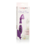 Pompa Vacuum cu Vibratii CalExotics Pentru Clitoris Mov - Pompa Vaginala cu 3 Moduri Vibratii - Pompita cu valva de eliberare rapida - Maneca cu gadilitori