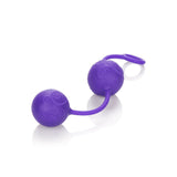 Bile Kegel din Silicon CalExotics 'O' Balls - Exercitii pentru Muschii Pelvici si Orgasme Intense, Mov
