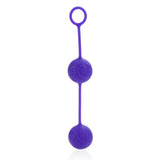 Bile Kegel din Silicon CalExotics 'O' Balls - Exercitii pentru Muschii Pelvici si Orgasme Intense, Mov