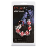 Bile anale CalExotics pentru incepatori si stimulare intensa, set 5 bile compacte, mediu