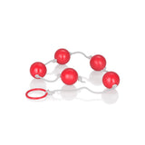 Bile anale CalExotics pentru stimulare intensa, set 5 bile compacte, mare