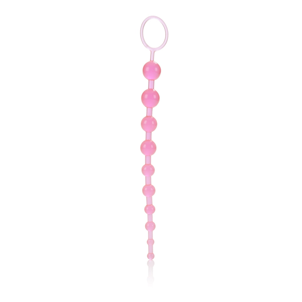 Bile Anale Gradate CalExotics X-10 pentru Stimulare Intensa si Extaz Orgasmic, Roz