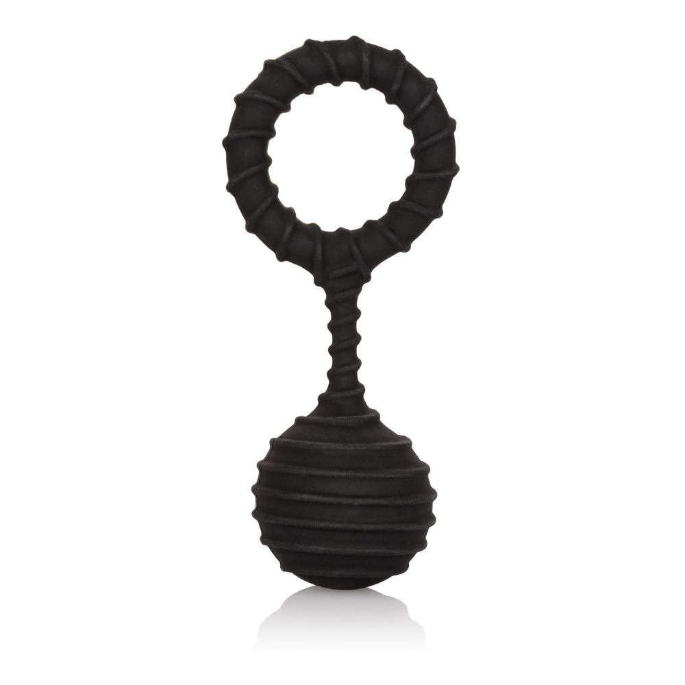 Inel Pentru Penis cu Greutati COLT Large - Negru, 110g - Pentru Exercitii Kegel, intarirea musculaturii pelviene - Ideal pentru controlarea ejacularii si un penis mai puternic