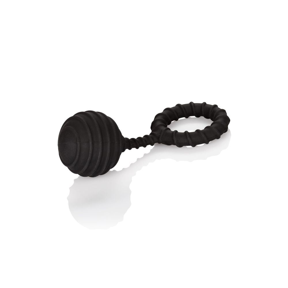 Inel Pentru Penis cu Greutati COLT Large - Negru, 110g - Pentru Exercitii Kegel, intarirea musculaturii pelviene - Ideal pentru controlarea ejacularii si un penis mai puternic