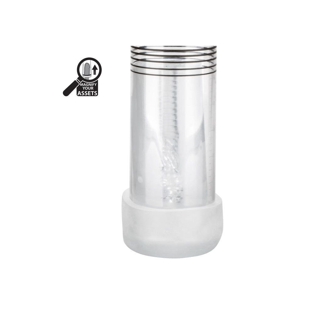 Pompa Pentru Penis CalExotics Automatic Start Pump - 26.75 cm, Negru - Reincarcabil, 3 Moduri de Antrenament - Material durabil pentru o suctiune puternica