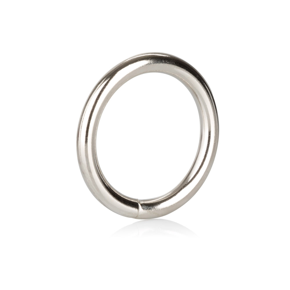 Inel Pentru Penis din Metal CalExotics Silver Ring 5 cm - ideal pentru mentinerea erectiei si intensificarea performantei erotice - fabricat din otel solid cu finisaj argintiu