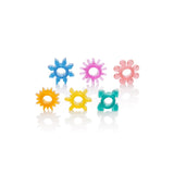 Set Inele Erectie Texturate CalExotics Senso 6 Pak - Stimulare Intensa si Placere Prelungita
