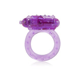 Inel Pentru Penis cu Vibratii CalExotics One Touch Nubby Mov - include mini vibe detasabil - Inel elastic pentru erectii mai ferme - ideal pentru cupluri
