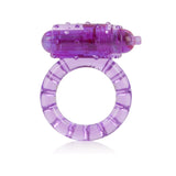 Inel Pentru Penis cu Vibratii CalExotics One Touch Nubby Mov - include mini vibe detasabil - Inel elastic pentru erectii mai ferme - ideal pentru cupluri